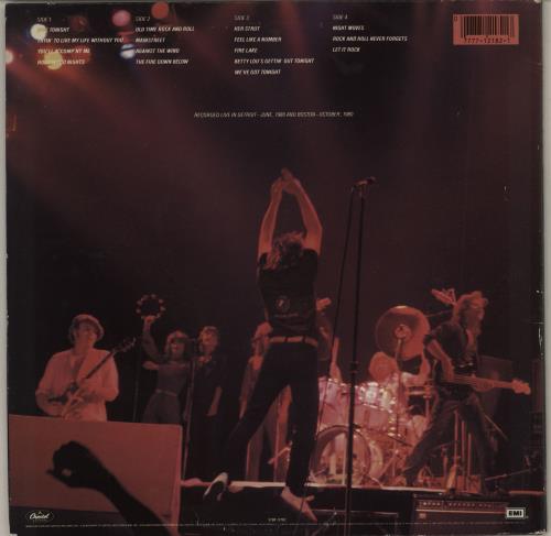 Bob Seger Nine Tonight 2-LP vinyl record set (Double LP Album) US SEG2LNI752852