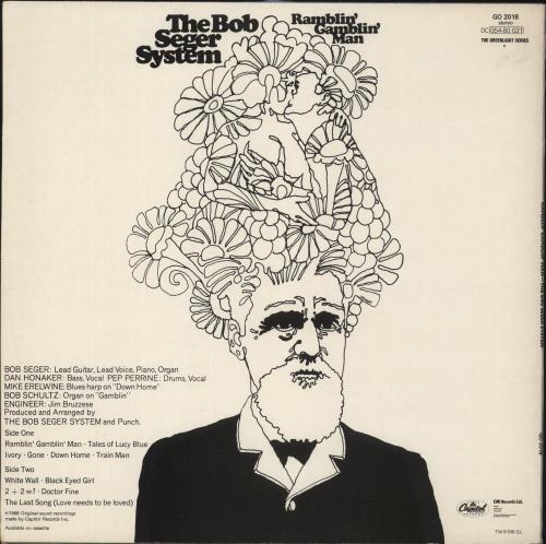 Bob Seger Ramblin' Gamblin' Man vinyl LP album (LP record) UK SEGLPRA684876