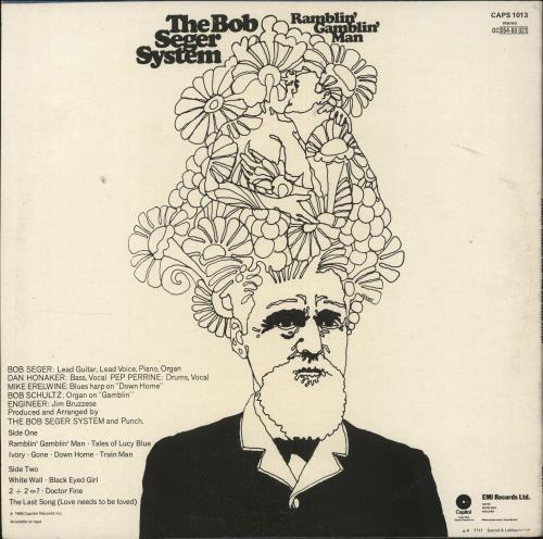 Bob Seger Ramblin' Gamblin' Man vinyl LP album (LP record) UK SEGLPRA706529