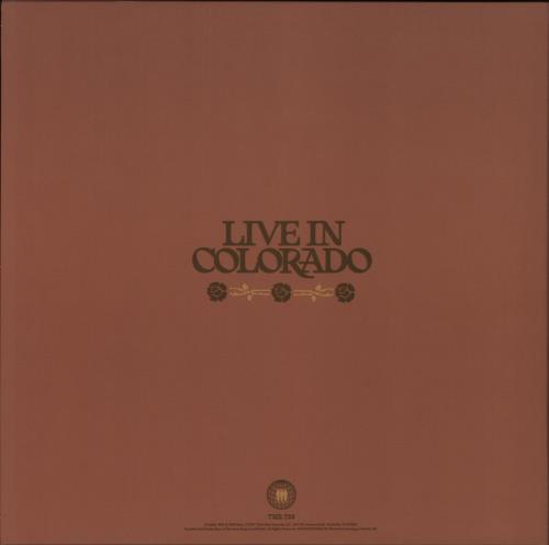 Bob Weir Live In Colorado 2-LP vinyl record set (Double LP Album) US BWE2LLI870686