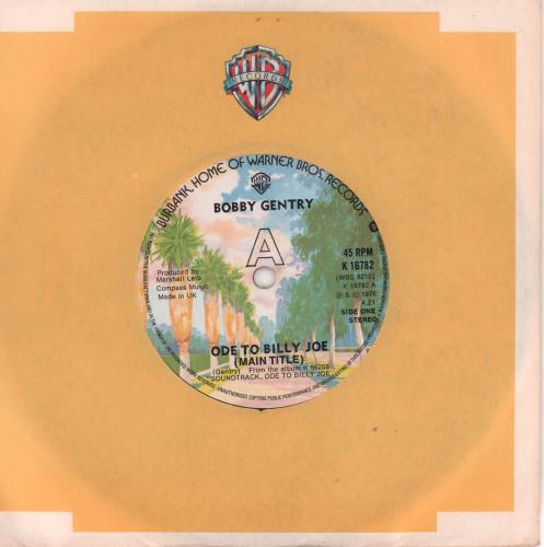 Bobbie Gentry Ode To Billy Joe 7" vinyl single (7 inch record / 45) UK GNZ07OD662914