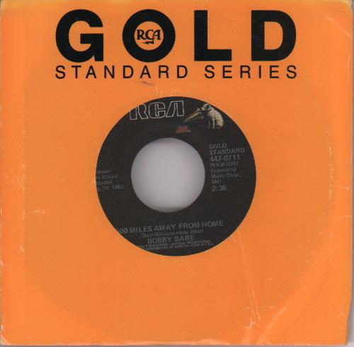 Bobby Bare 500 Miles Away From Home 7" vinyl single (7 inch record / 45) US BYJ07MI648442