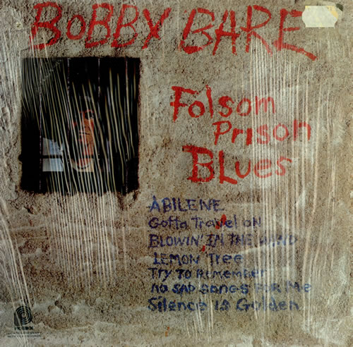 Bobby Bare Folsom Prison Blues vinyl LP album (LP record) US BYJLPFO449576