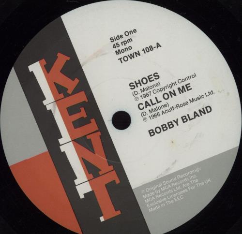 Bobby Bland Shoes 7" vinyl single (7 inch record / 45) UK BBY07SH671769