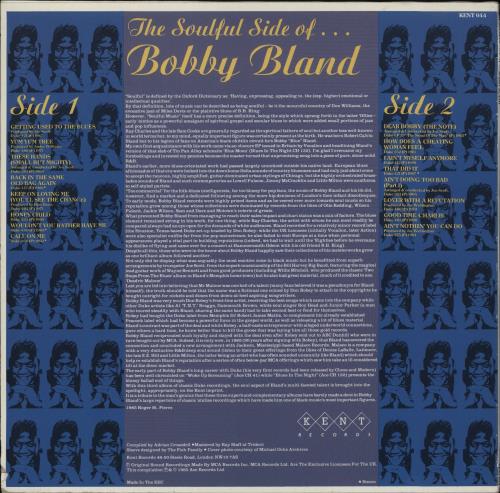 Bobby Bland The Soulful Side Of ... vinyl LP album (LP record) UK BBYLPTH864110