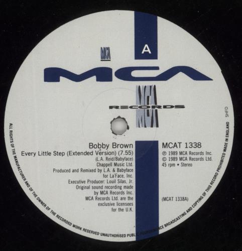 Bobby Brown Every Little Step 12" vinyl single (12 inch record / Maxi-single) UK BOB12EV578060