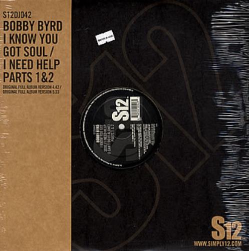 Bobby Byrd I Know You Got Soul / I Need Help Parts 1 & 2 12" vinyl single (12 inch record / Maxi-single) UK YBY12IK353050