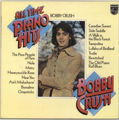 Bobby Crush All Time Piano Hits vinyl LP album (LP record) UK BO6LPAL700600