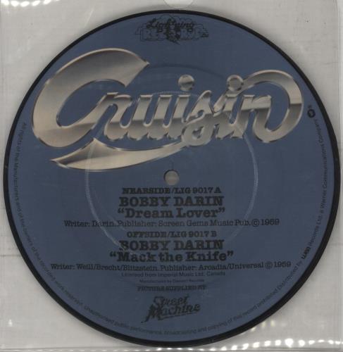 Bobby Darin Dream Lover 7" vinyl picture disc (7 inch picture disc single) UK BD-7PDR304443