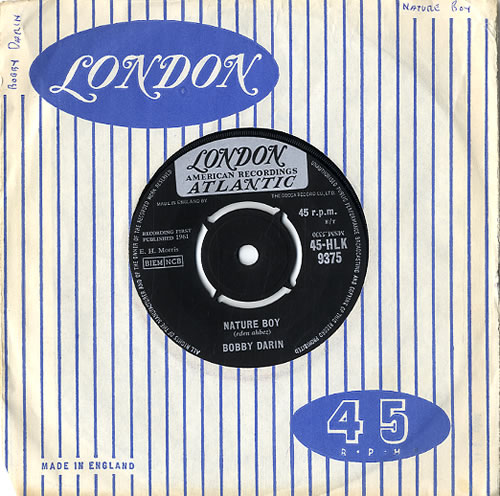 Bobby Darin Nature Boy 7" vinyl single (7 inch record / 45) UK BD-07NA547820