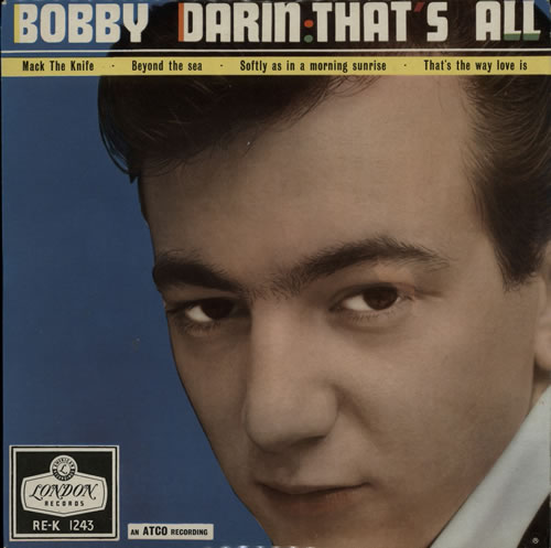 Bobby Darin That's All EP 7" vinyl single (7 inch record / 45) UK BD-07TH568374