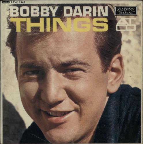 Bobby Darin Things 7" vinyl single (7 inch record / 45) UK BD-07TH652569