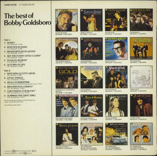 Bobby Goldsboro The Best Of Bobby Goldsboro vinyl LP album (LP record) Dutch G0LLPTH790821