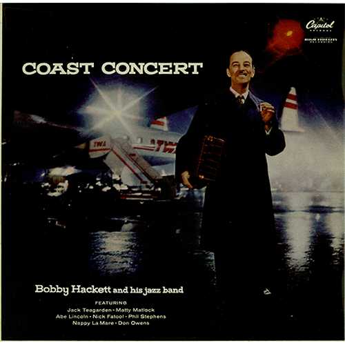 Bobby Hackett Coast Concert 10" vinyl single (10 inch record) UK BHQ10CO408949