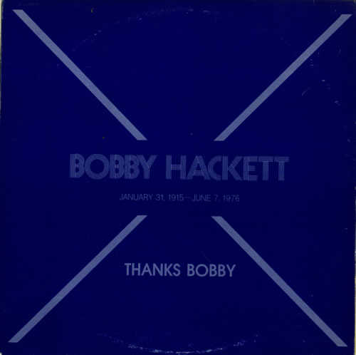 Bobby Hackett Thanks Bobby vinyl LP album (LP record) US BHQLPTH476220