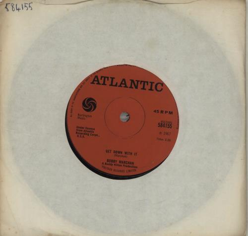 Bobby Marchan Get Down With It 7" vinyl single (7 inch record / 45) UK BM807GE683059