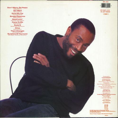 Bobby McFerrin Simple Pleasures - hypestickered vinyl LP album (LP record) UK BMCLPSI772952
