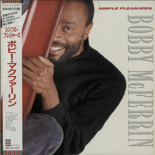 Bobby McFerrin Simple Pleasures vinyl LP album (LP record) Japanese BMCLPSI647912