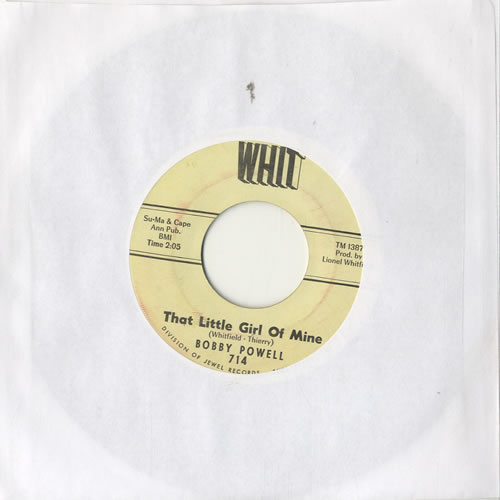 Bobby Powell That Little Girl Of Mine 7" vinyl single (7 inch record / 45) US EQ907TH572983
