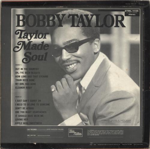 Bobby Taylor Taylor Made Soul vinyl LP album (LP record) UK B0TLPTA701915