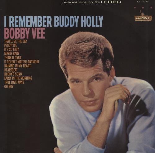 Bobby Vee I Remember Buddy Holly vinyl LP album (LP record) French BYVLPIR816992
