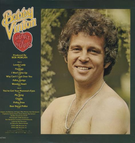 Bobby Vinton Heart Of Hearts vinyl LP album (LP record) Japanese BVTLPHE210831