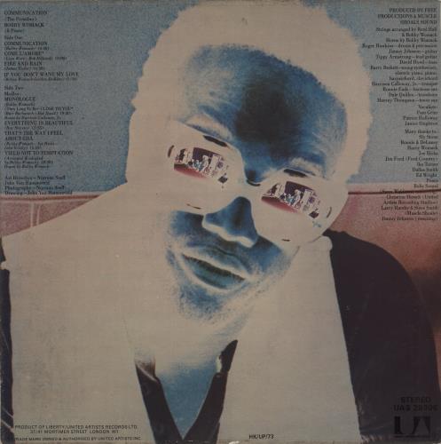 Bobby Womack Communication vinyl LP album (LP record) UK YBBLPCO374719