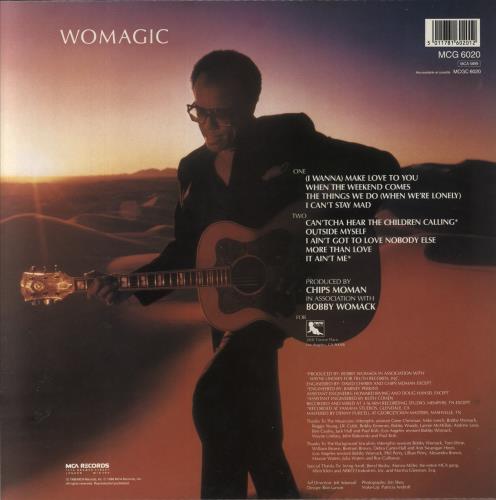 Bobby Womack Womagic vinyl LP album (LP record) UK YBBLPWO244672
