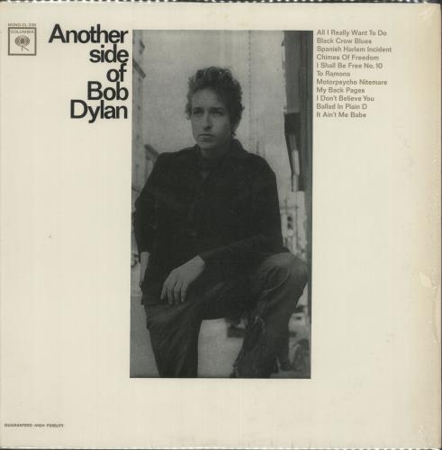 Bob Dylan Another Side Of Bob Dylan - Sealed Vinyl - 2nd vinyl LP album (LP record) US DYLLPAN728152