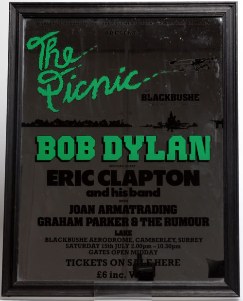 Bob Dylan The Picnic At Blackbushe Aerodrome memorabilia UK DYLMMTH595972