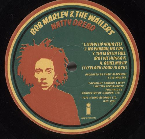Bob Marley Natty Dread 1st Ex Uk Vinyl Lp Album Lp Record