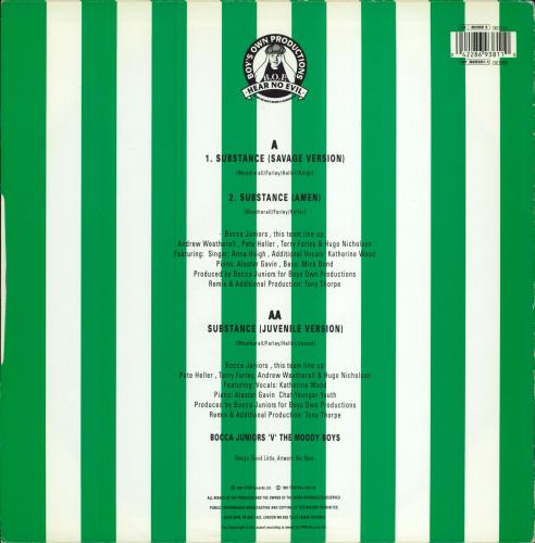 Bocca Juniors Bocca Juniors 12" vinyl single (12 inch record / Maxi-single) UK BF212BO779814