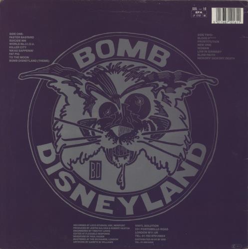 Bomb Disneyland Why Not ? vinyl LP album (LP record) UK E5MLPWH591747