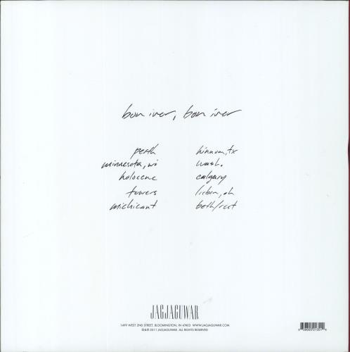 Bon Iver Bon Iver, Bon Iver vinyl LP album (LP record) US BVALPBO820617