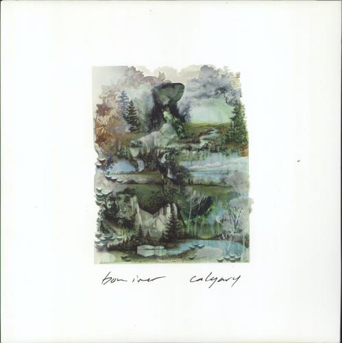 Bon Iver Calgary 12" vinyl single (12 inch record / Maxi-single) US BVA12CA795378