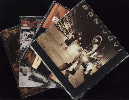 Bon Jovi 1984-1995 Studio Albums vinyl LP album (LP record) UK BONLPST713008