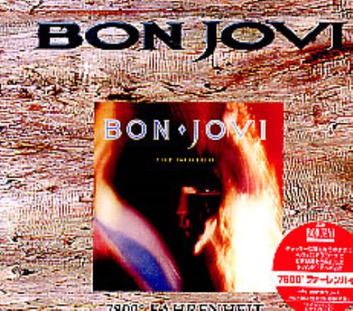 Bon Jovi 7800 Farenheit CD album (CDLP) Japanese BONCDFA157986