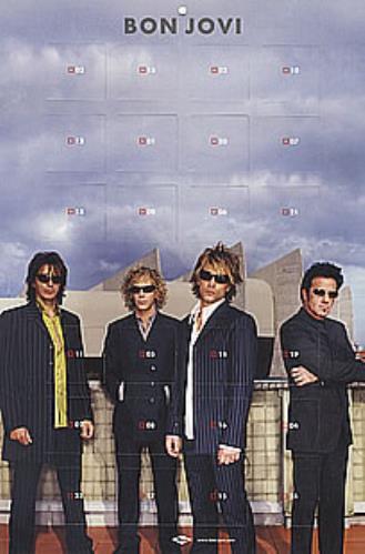 Bon Jovi Advent Calendar memorabilia UK BONMMAD348048