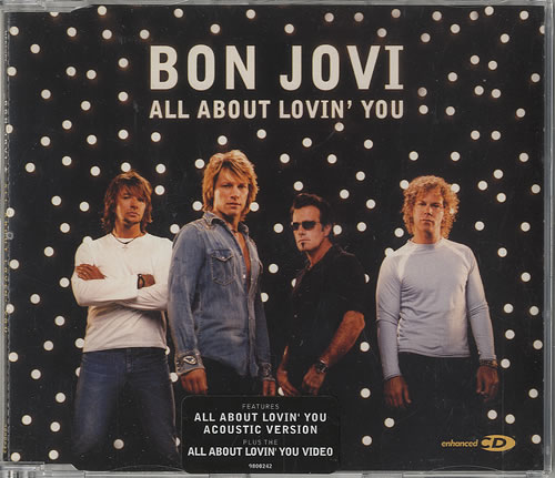 Bon Jovi All About Lovin' You CD/DVD single set UK BONSDAL243701