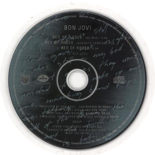 Bon Jovi Bed Of Roses - Misprint CD single (CD5 / 5") US BONC5BE738339