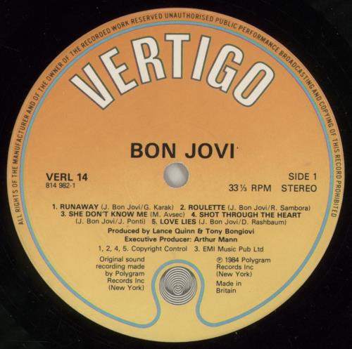 Bon Jovi Bon Jovi - Shrink vinyl LP album (LP record) UK BONLPBO868986