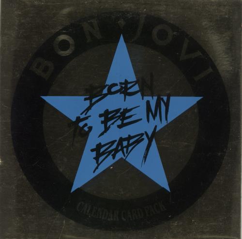 Bon Jovi Born To Be My Baby - Calendar Pack - EX 7" single box set UK BON7XBO05277