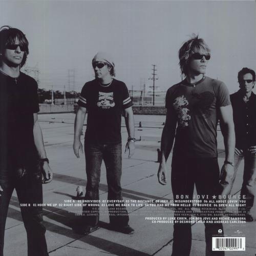Bon Jovi Bounce - 180gram vinyl LP album (LP record) UK BONLPBO805846