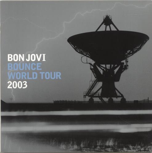 Bon Jovi Bounce World Tour 2003 + Ticket tour programme UK BONTRBO694026