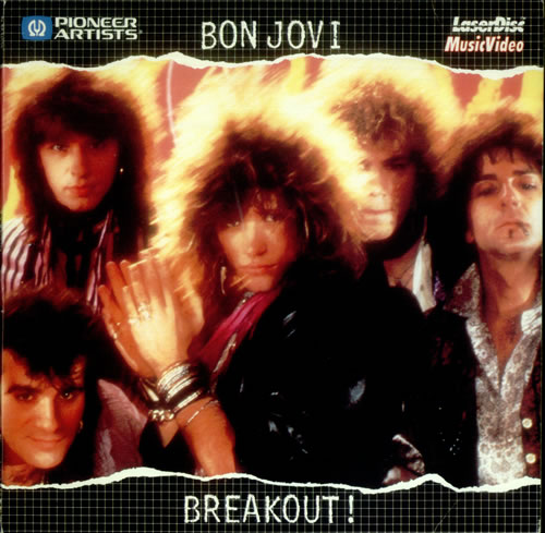 Bon Jovi Breakout! laserdisc / lazerdisc US BONLZBR540668