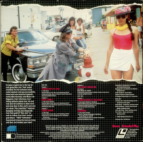 Bon Jovi Breakout! laserdisc / lazerdisc US BONLZBR540668