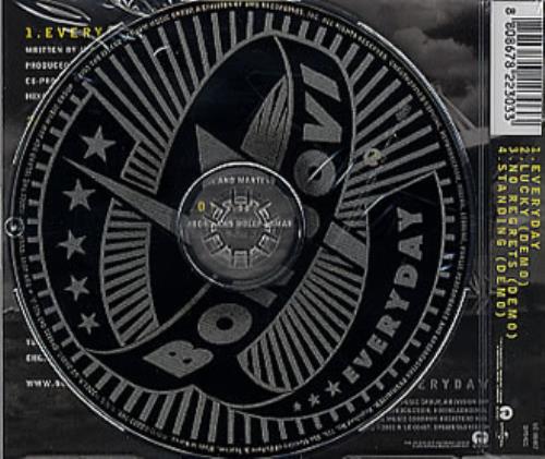 Bon Jovi Everyday CD single (CD5 / 5") Korean BONC5EV225658