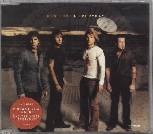Bon Jovi Everyday CD single (CD5 / 5") UK BONC5EV725372