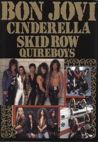 Bon Jovi Final Countdown '90 tour programme Japanese BONTRFI268190
