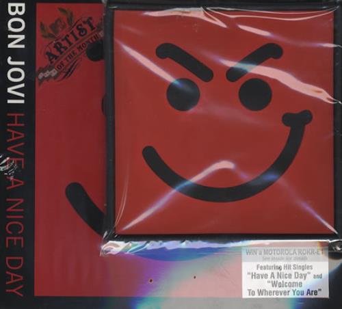 Bon Jovi Have A Nice Day 2-disc CD/DVD set Singapore BON2DHA383632